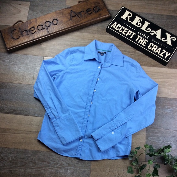 Nautica Tops - Nautica Women’s Long Sleeve Button Down Top sz 6